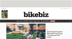 Desktop Screenshot of bikebiz.com