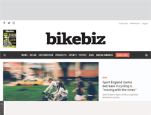 Tablet Screenshot of bikebiz.com